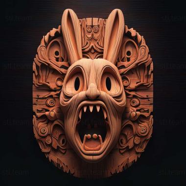 3D модель Черт возьми, игра Wrath of the Dead Rabbit (STL)